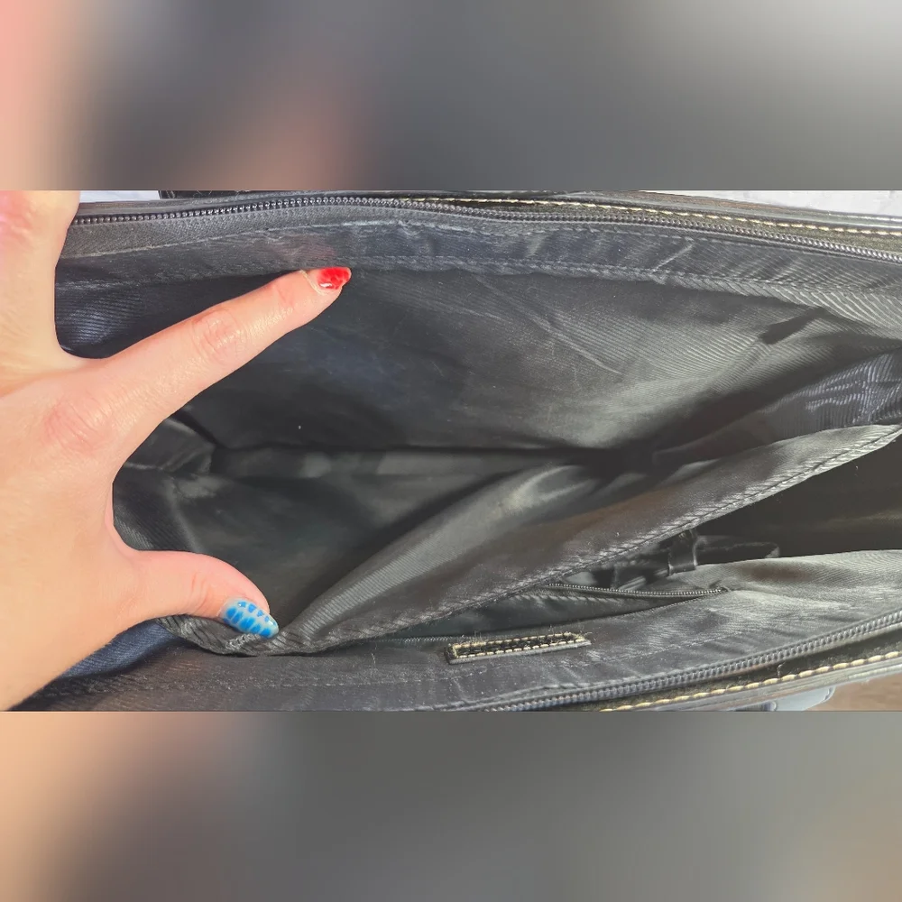 Buxton Black Laptop Bag